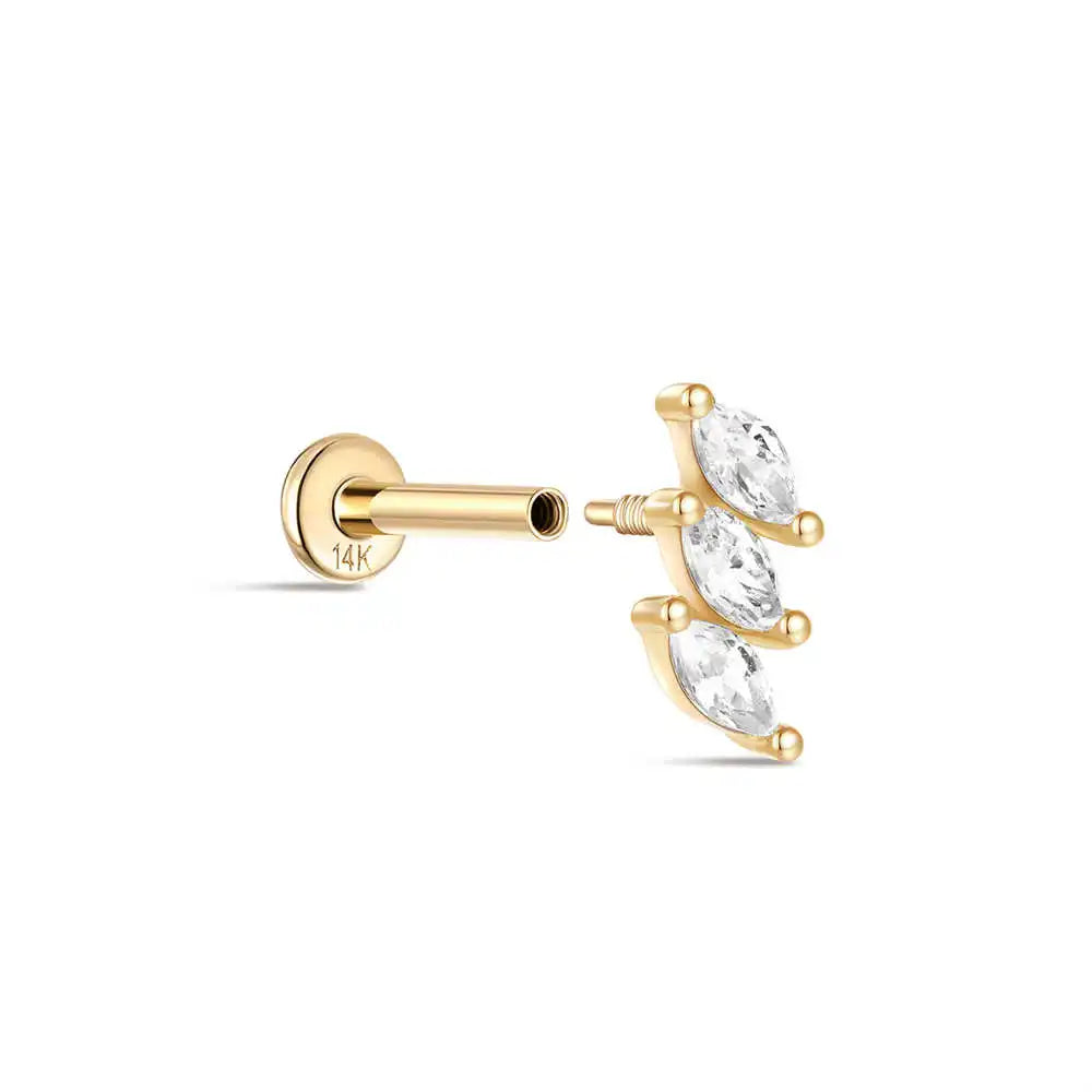 3 oval brillant