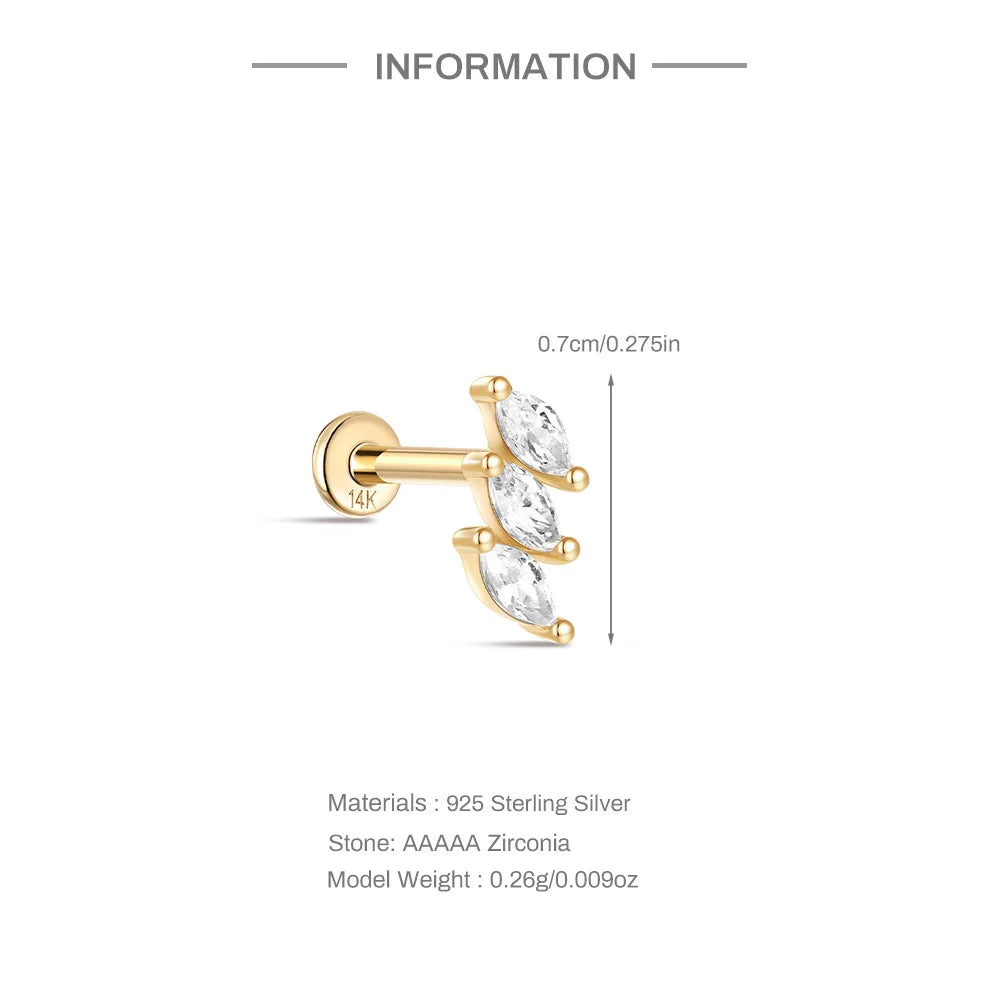 3 oval brillant